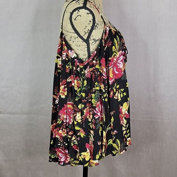 ALYTHEA Floral Cold Shoulder Blouse Medium - Picture 5 of 10